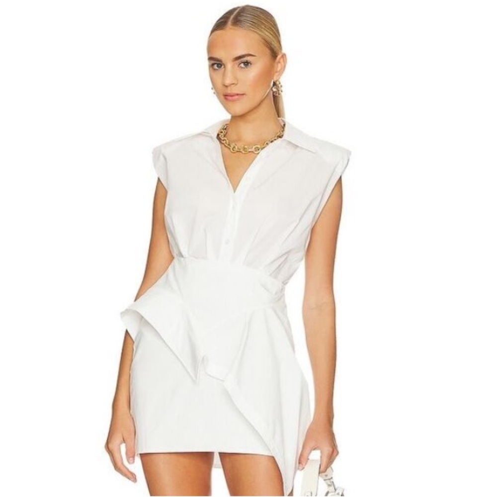 NWT**Jonathan Simkhai** Catalina Mini Shirt Dress Size6  NWT
